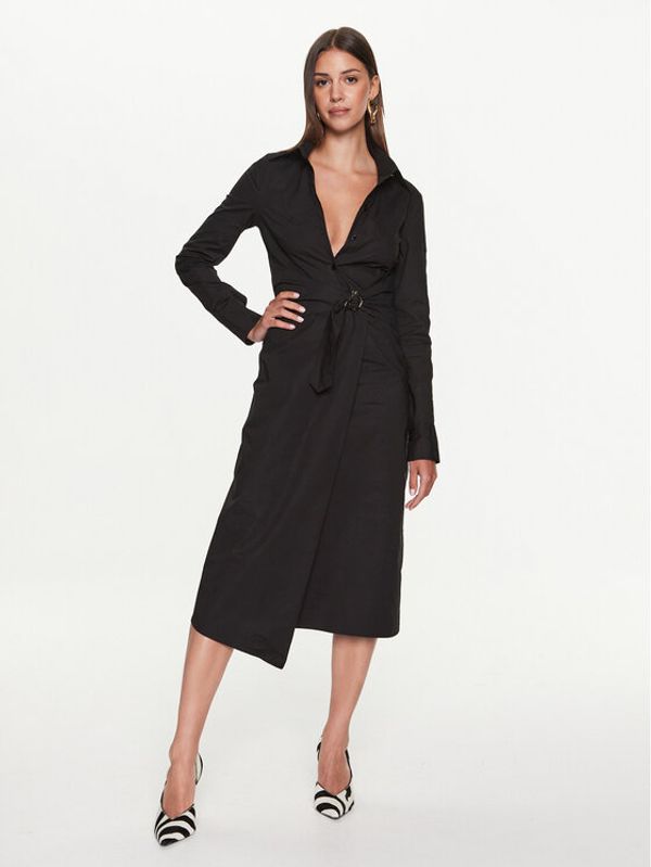 Patrizia Pepe Patrizia Pepe Рокля тип риза 8A1090/A4XB-K103 Черен Regular Fit