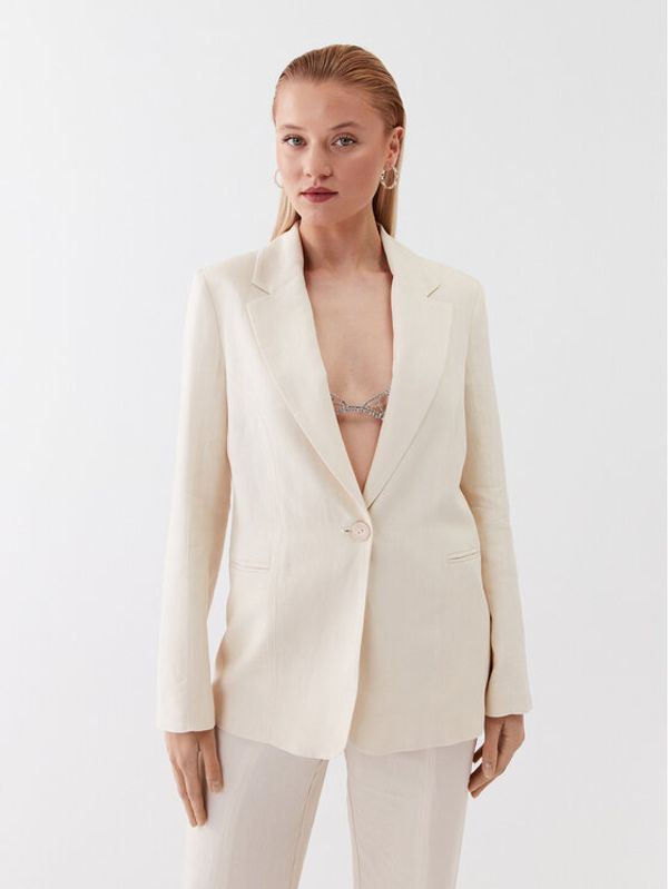 Patrizia Pepe Patrizia Pepe Сако 2S1453/A052-W347 Екрю Regular Fit