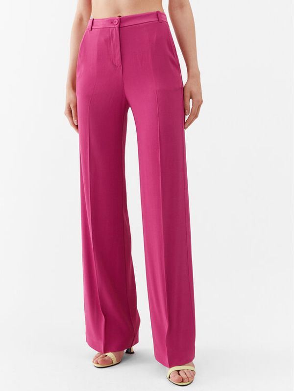 Patrizia Pepe Patrizia Pepe Текстилни панталони 2P1498/A236-M447 Розов Wide Leg