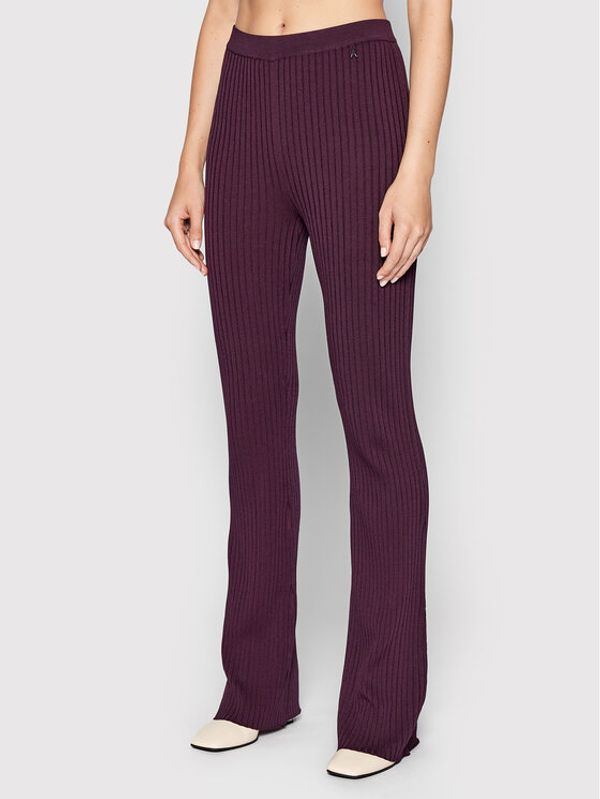 Patrizia Pepe Patrizia Pepe Текстилни панталони 8P0444/K9J5-M424 Виолетов Flare Fit