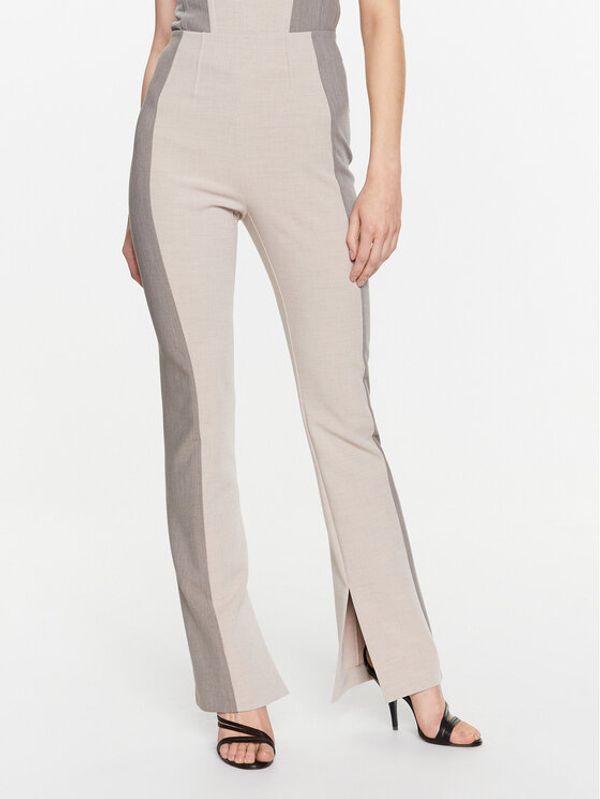 Patrizia Pepe Patrizia Pepe Текстилни панталони 8P0484/A215-F1PZ Бежов Regular Fit