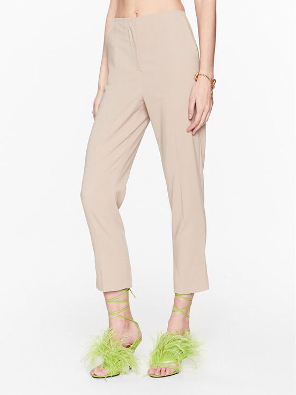 Patrizia Pepe Patrizia Pepe Текстилни панталони 8P0491/A6F5-B752 Бежов Slim Fit