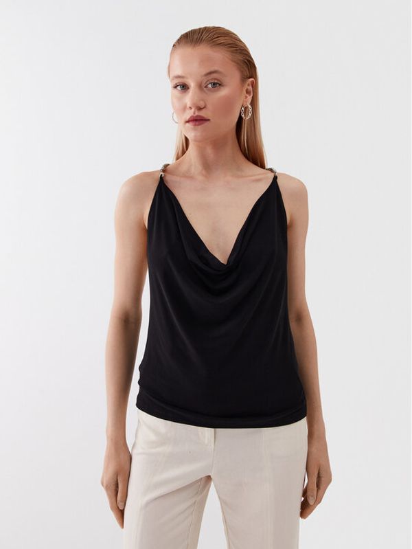 Patrizia Pepe Patrizia Pepe топ 2M4308/J113-K103 Черен Regular Fit