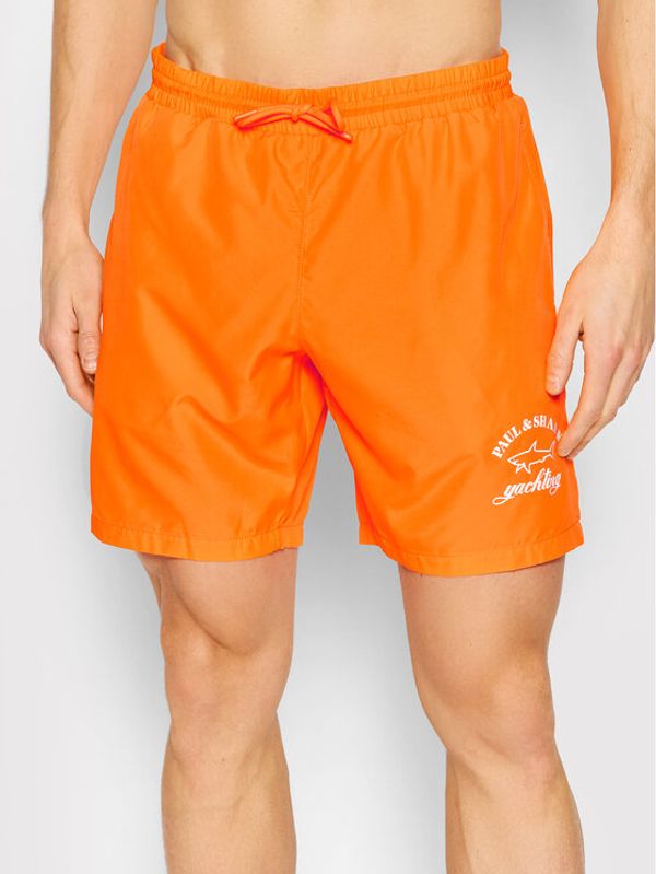 Paul&Shark Paul&Shark Плувни шорти 21415046 Оранжев Regular Fit