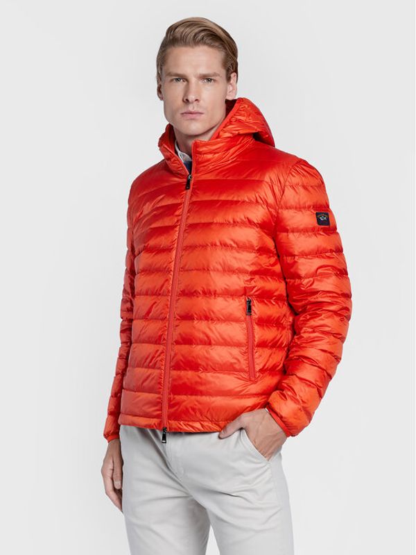 Paul&Shark Paul&Shark Пухено яке C0P2008 Оранжев Regular Fit