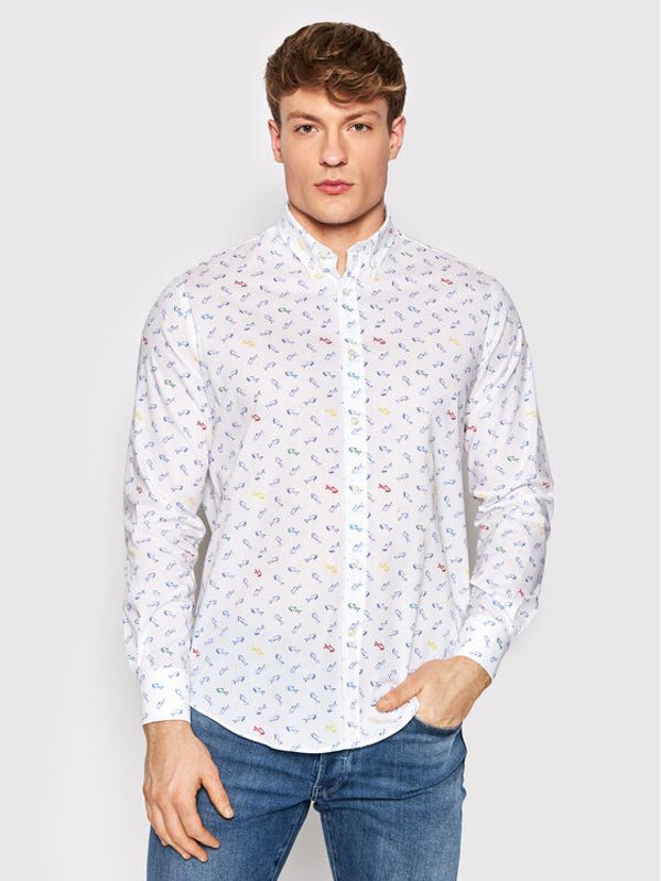 Paul&Shark Paul&Shark Риза 22413034J Бял Regular Fit