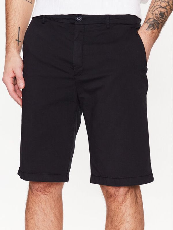 Paul&Shark Paul&Shark Шорти от плат 23414027 Черен Regular Fit