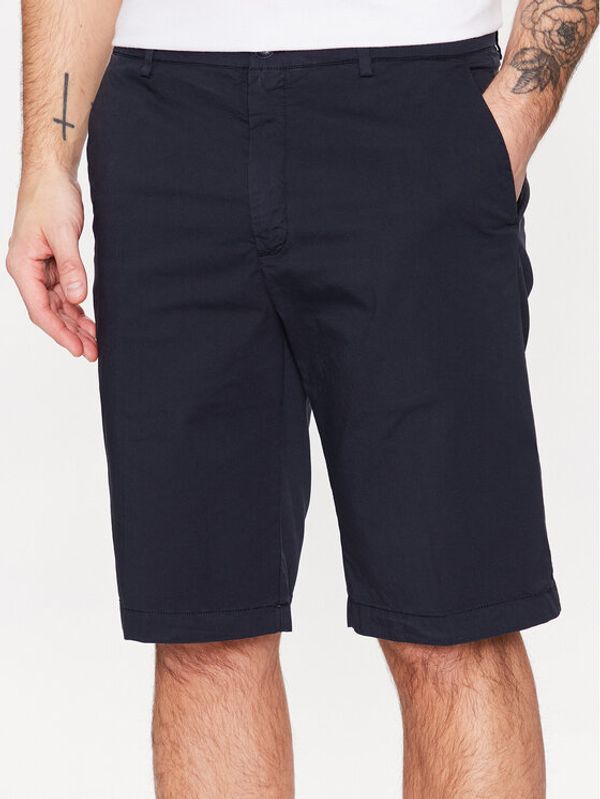 Paul&Shark Paul&Shark Шорти от плат 23414027 Тъмносин Regular Fit