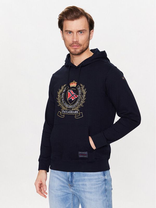 Paul&Shark Paul&Shark Суитшърт 23411900 Тъмносин Regular Fit