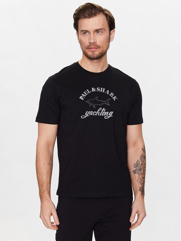 Paul&Shark Paul&Shark Тишърт 23411195 Черен Regular Fit