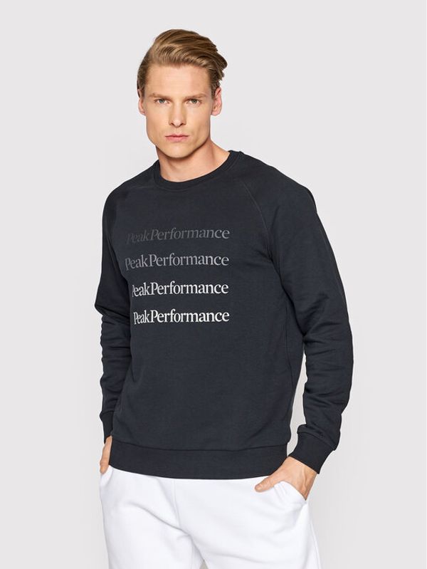 Peak Performance Peak Performance Суитшърт Ground G77287050 Черен Regular Fit