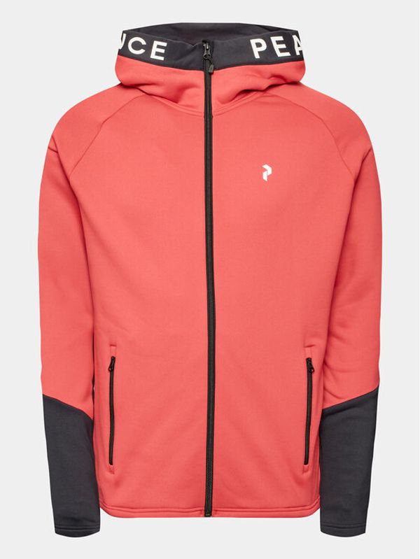 Peak Performance Peak Performance Суитшърт Rider Zip G78887090 Червен Regular Fit