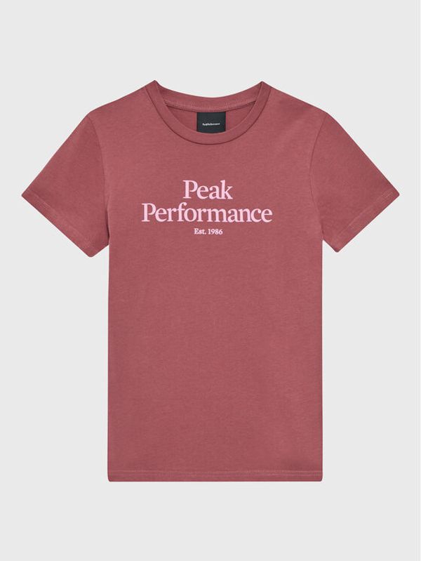 Peak Performance Peak Performance Тишърт Jr Original G77697250 Розов Regular Fit