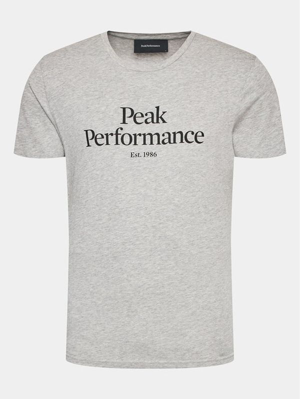 Peak Performance Peak Performance Тишърт Original G77692090 Сив Slim Fit