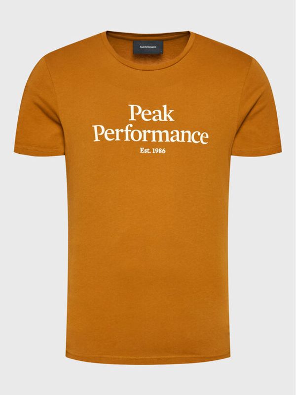 Peak Performance Peak Performance Тишърт Original G77692340 Оранжев Slim Fit