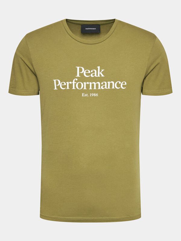 Peak Performance Peak Performance Тишърт Original G77692390 Зелен Slim Fit
