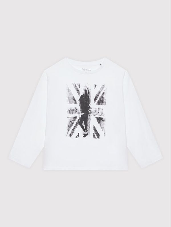 Pepe Jeans Pepe Jeans Блуза Brenda PG502918 Бял Regular Fit