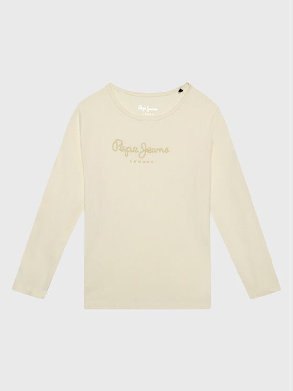 Pepe Jeans Pepe Jeans Блуза Hana Glitter PG501364 Екрю Regular Fit