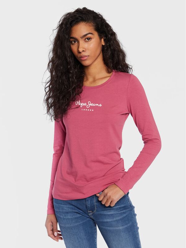 Pepe Jeans Pepe Jeans Блуза New Virginia PL505203 Розов Slim Fit