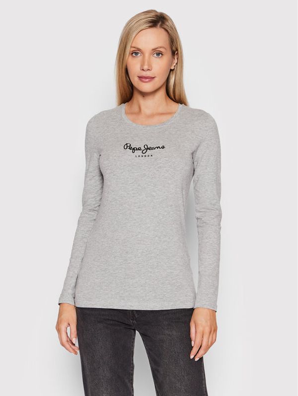 Pepe Jeans Pepe Jeans Блуза New Virginia PL505203 Сив Regular Fit