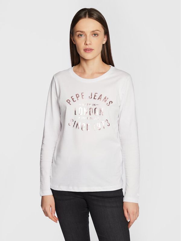 Pepe Jeans Pepe Jeans Блуза Rio PL505326 Бял Regular Fit