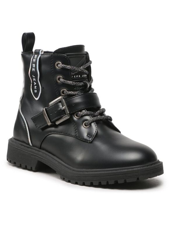 Pepe Jeans Pepe Jeans Ботуши Hatton Laces PGS50186 Черен