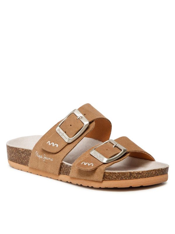 Pepe Jeans Pepe Jeans Чехли Oban Basic PLS90564 Кафяв