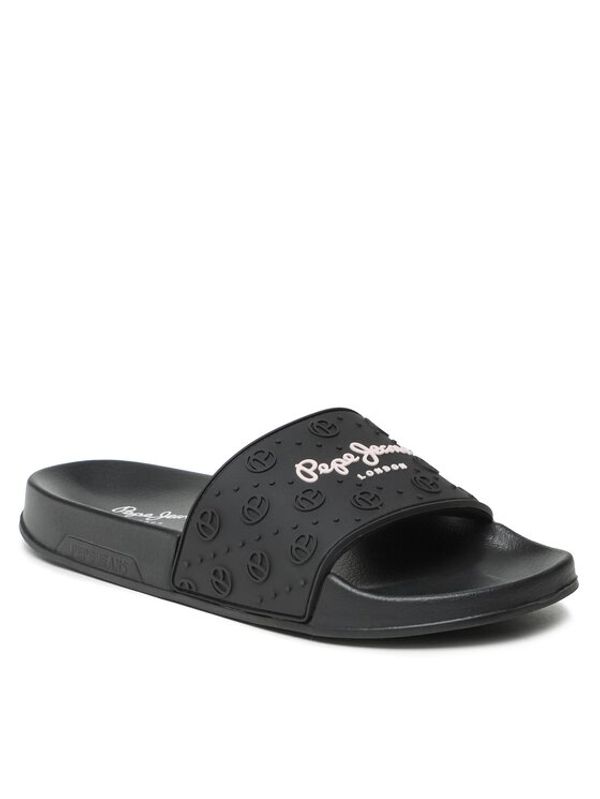 Pepe Jeans Pepe Jeans Чехли Slider Plain W PLS70126 Черен