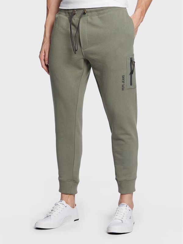 Pepe Jeans Pepe Jeans Долнище анцуг Steven PM211546 Зелен Regular Fit