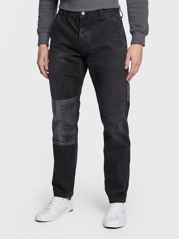 Pepe Jeans Pepe Jeans Дънки Adams Bandana PM206814 Черен Relaxed Fit
