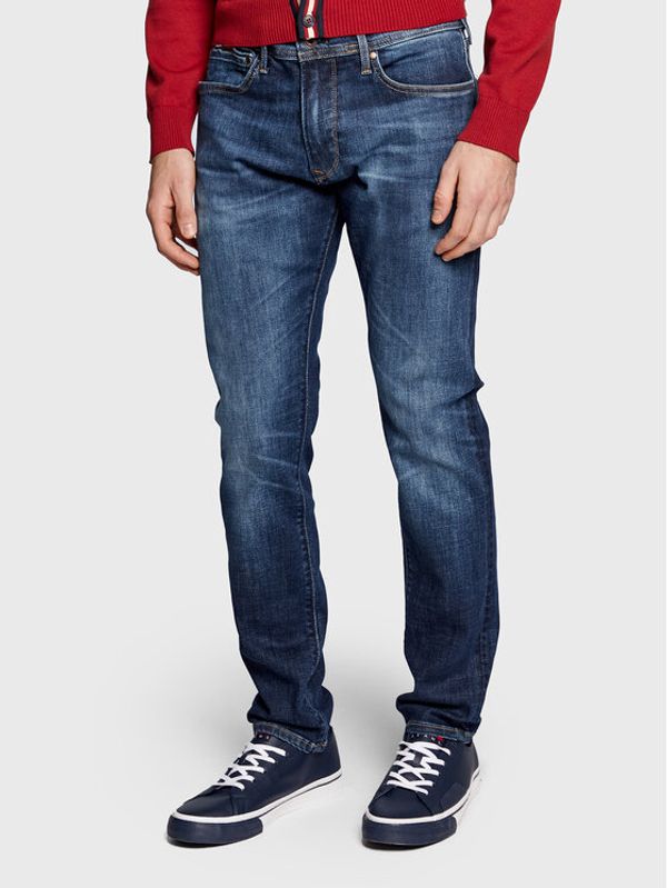 Pepe Jeans Pepe Jeans Дънки Stanley PM206326 Син Taper Fit