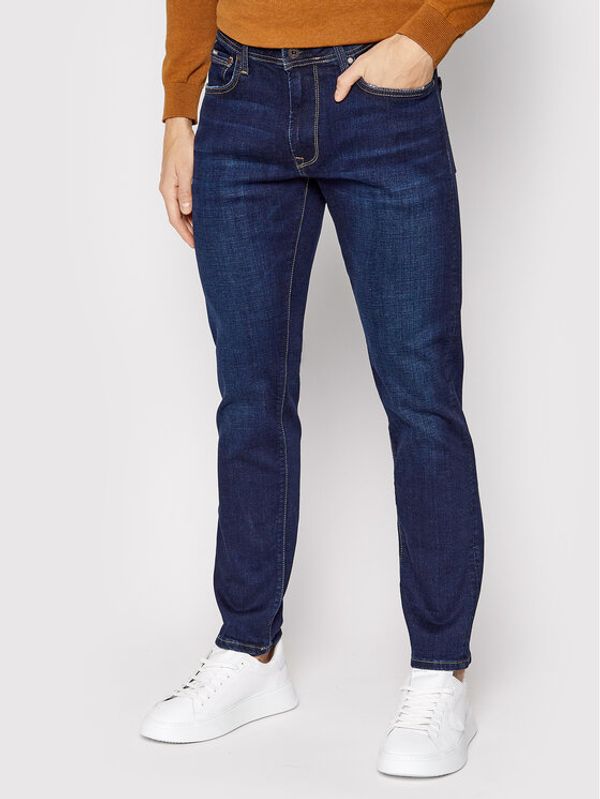 Pepe Jeans Pepe Jeans Дънки Stanley PM206326 Тъмносин Tapered Fit