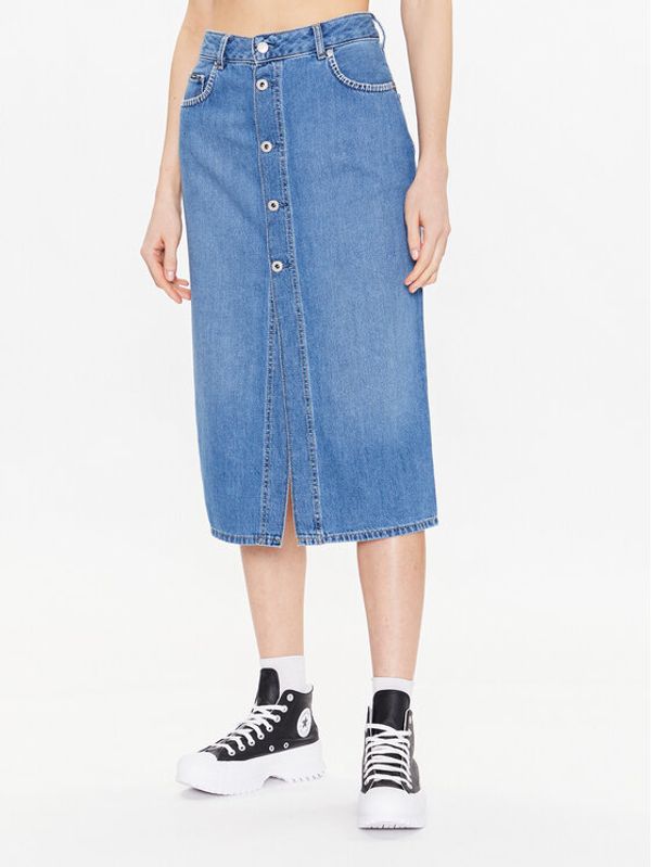 Pepe Jeans Pepe Jeans Дънкова пола Sofi PL901017 Син Regular Fit