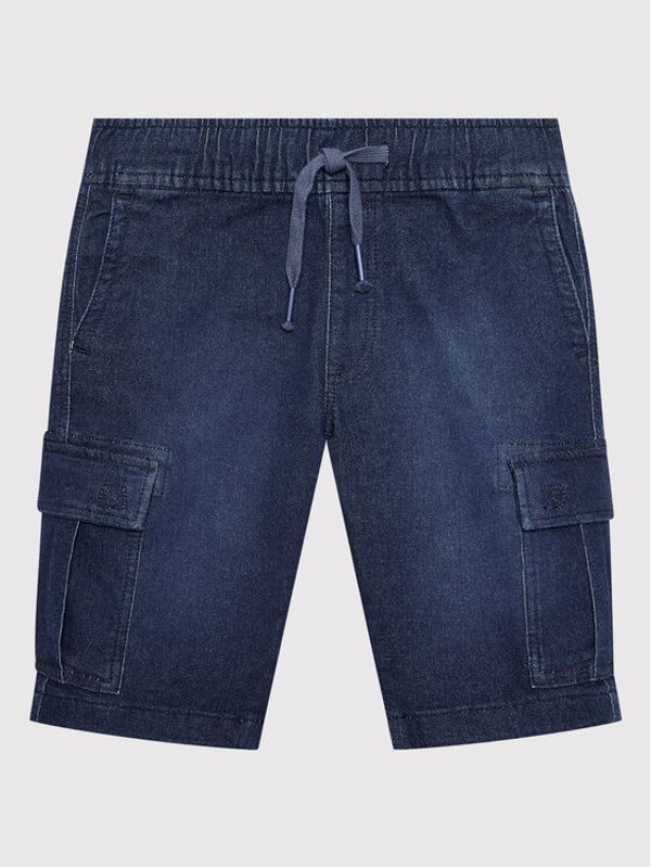 Pepe Jeans Pepe Jeans Дънкови шорти GYMDIGO Chase PB800689 Тъмносин Relaxed Fit