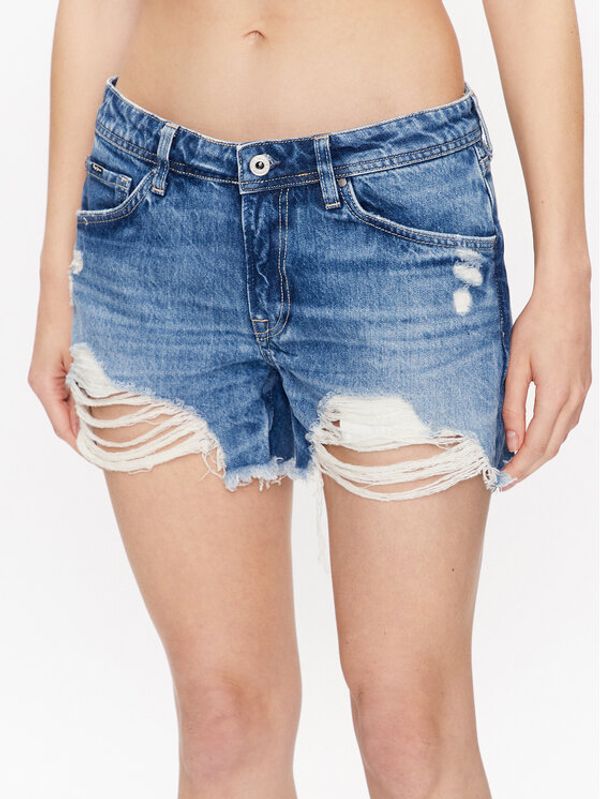 Pepe Jeans Pepe Jeans Дънкови шорти Thrasher PL801004VT2 Син Regular Fit
