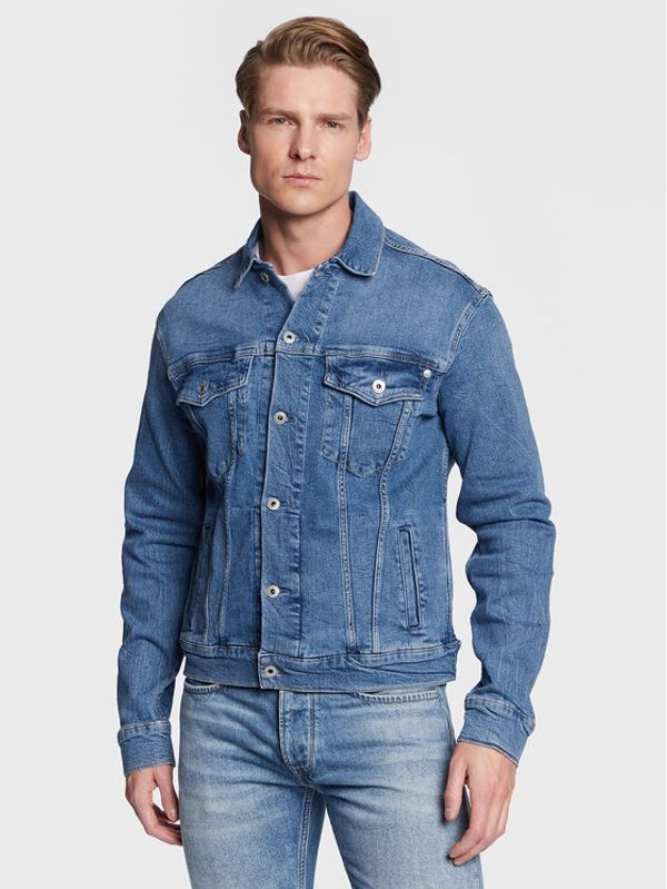 Pepe Jeans Pepe Jeans Дънково яке Pinner PM402465 Син Regular Fit