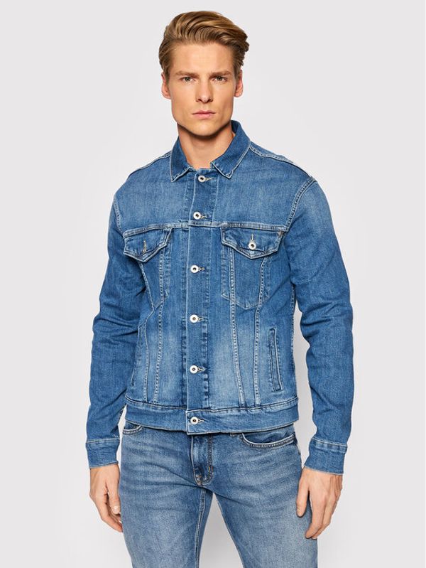 Pepe Jeans Pepe Jeans Дънково яке PM402465 Тъмносин Regular Fit
