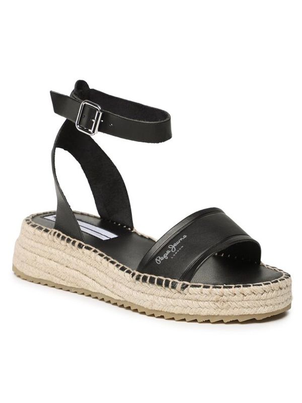 Pepe Jeans Pepe Jeans Еспадрили Kate Emboed PLS90591 Черен