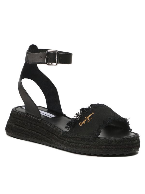 Pepe Jeans Pepe Jeans Еспадрили Kate Fabric PLS90592 Черен