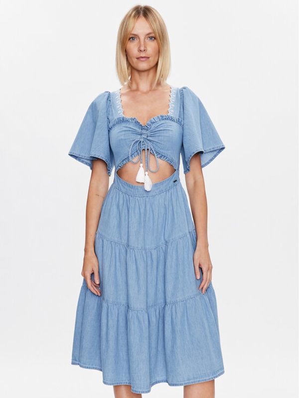 Pepe Jeans Pepe Jeans Ежедневна рокля Aitana PL953225 Син Regular Fit