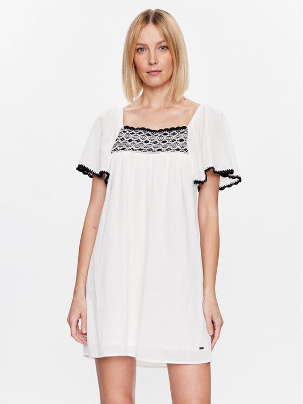 Pepe Jeans Pepe Jeans Ежедневна рокля Aliba PL953226 Екрю Regular Fit