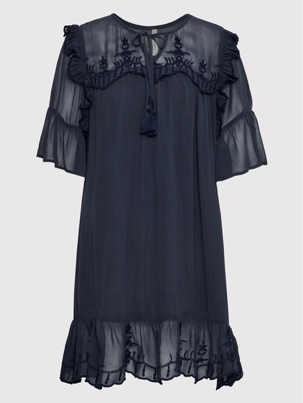 Pepe Jeans Pepe Jeans Ежедневна рокля Flora PL953106 Тъмносин Regular Fit