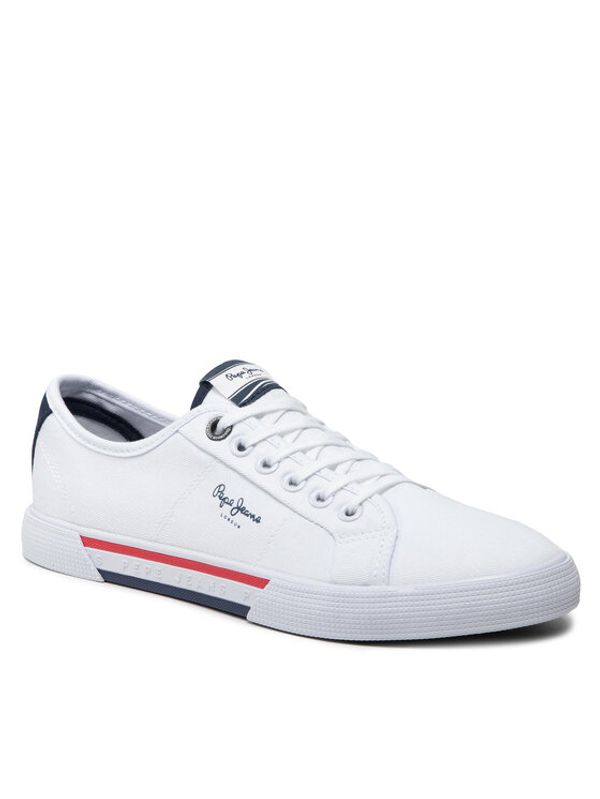 Pepe Jeans Pepe Jeans Гуменки Brady Men Basic PMS30816 Бял