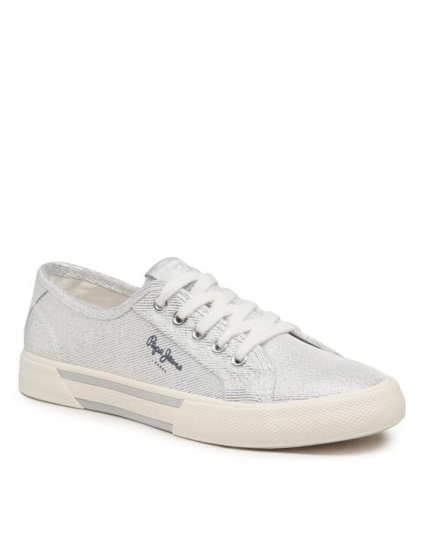 Pepe Jeans Pepe Jeans Гуменки Brady Party W PLS31439 Сребрист