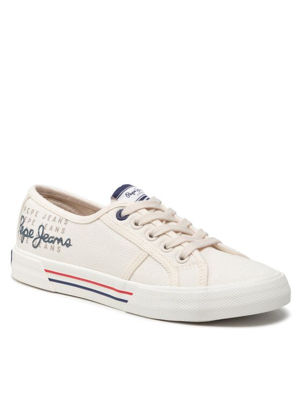 Pepe Jeans Pepe Jeans Гуменки Brady W Logo PLS31288 Бежов