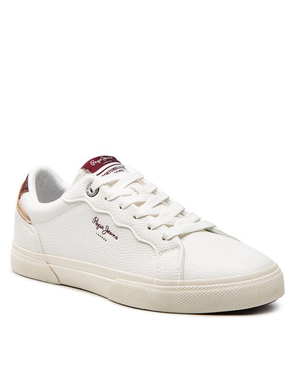 Pepe Jeans Pepe Jeans Гуменки Kenton Basic PLS31409 Бял