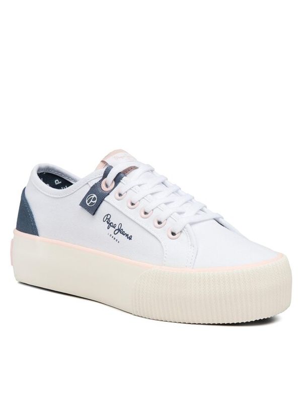 Pepe Jeans Pepe Jeans Гуменки Ottis W Sun PLS31456 Бял