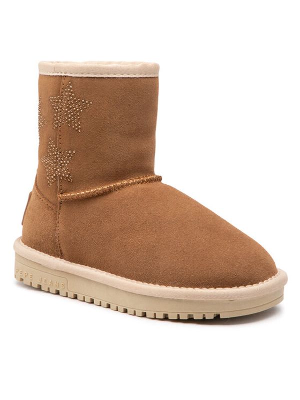 Pepe Jeans Pepe Jeans Обувки Diss Girls Stars PGS50181 Кафяв