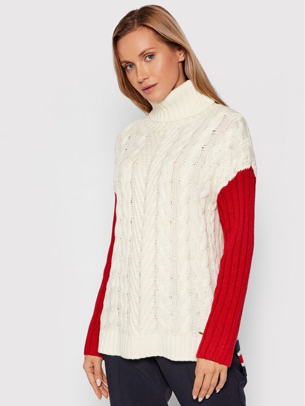 Pepe Jeans Pepe Jeans Поло Elvira PL701768 Бежов Regular Fit