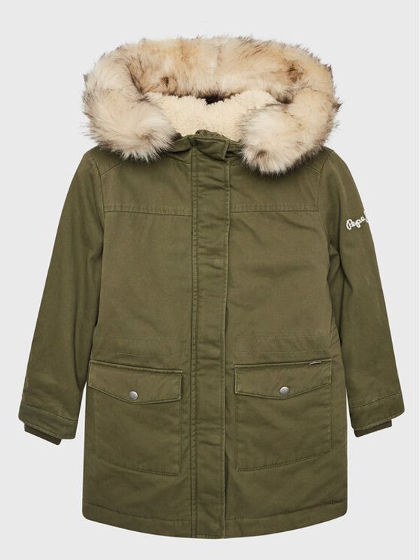 Pepe Jeans Pepe Jeans Преходно яке Alisa PG401054 Зелен Regular Fit